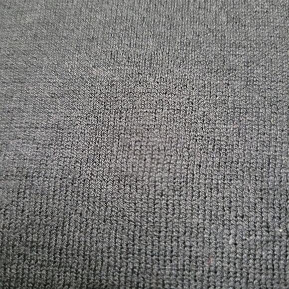 Joseph Abboud Merino Wool Blend Crew Neck Knit Sweater Black Gray Men's Size L - Picture 3 of 5